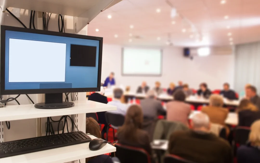 group of people at a conference workshop