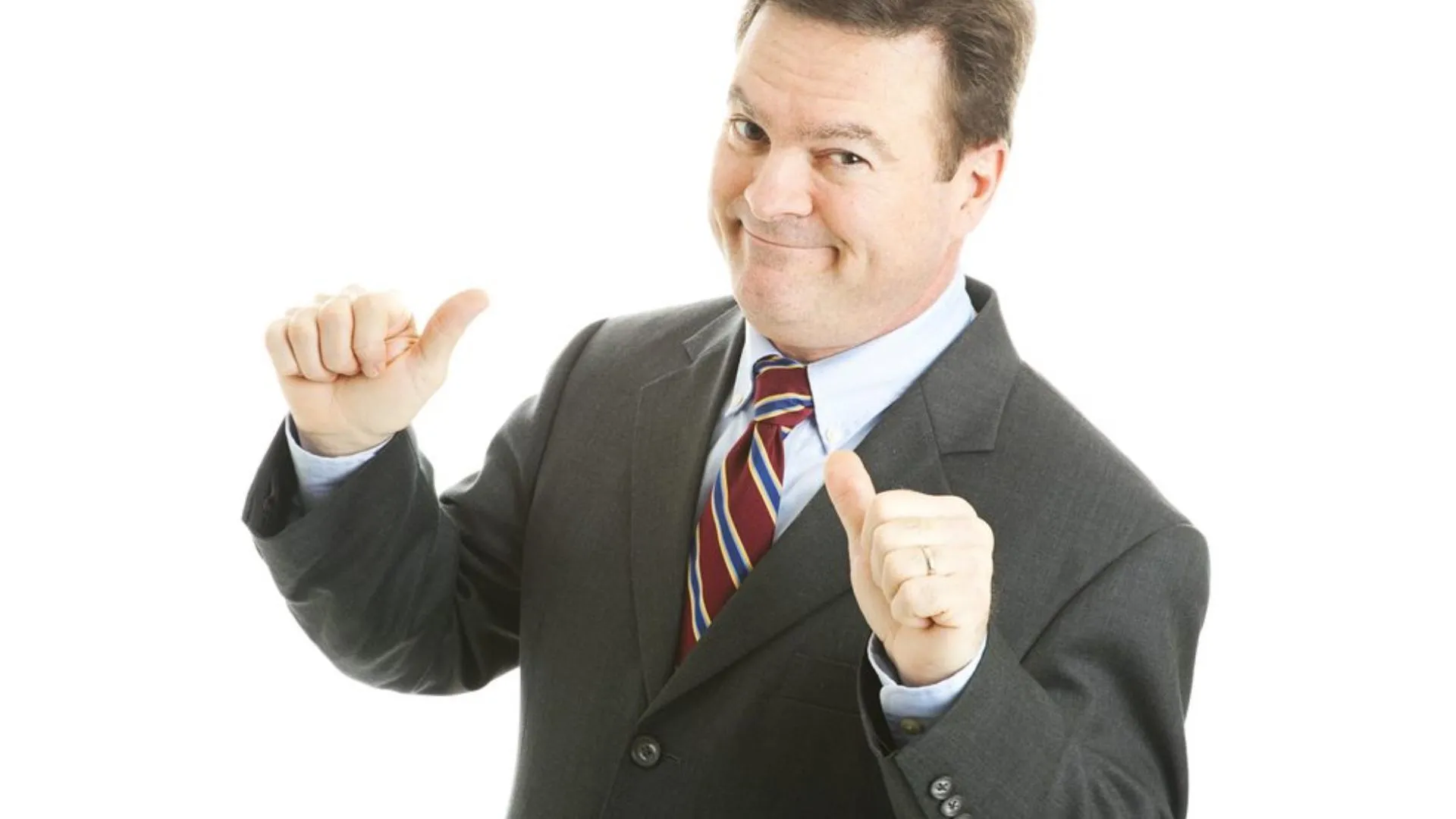 boss pointing to themselves