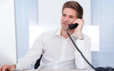 person talking on the phone