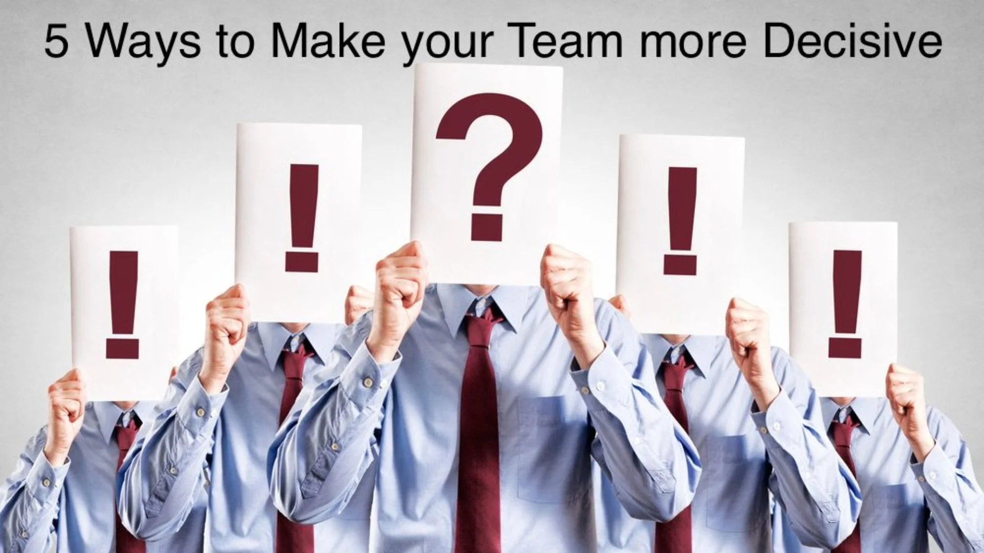 Does your team struggle with decision making? If so, here are some tips on how to make the process more productive