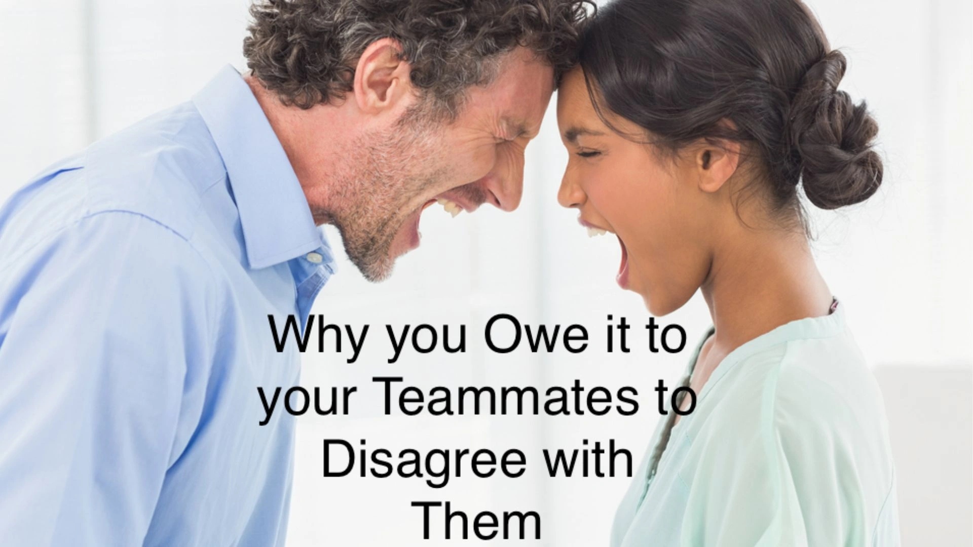 Conflict is not as bad a deal as you think