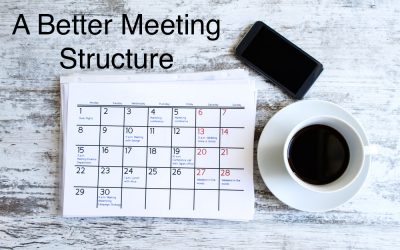 Are you finding your meeting to be useless? Try this meeting structure to improve your productivity