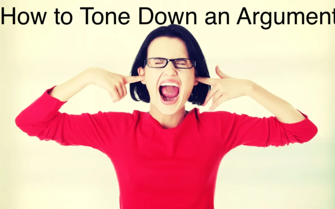 When arguments get too intense, try using these tips to tone it down