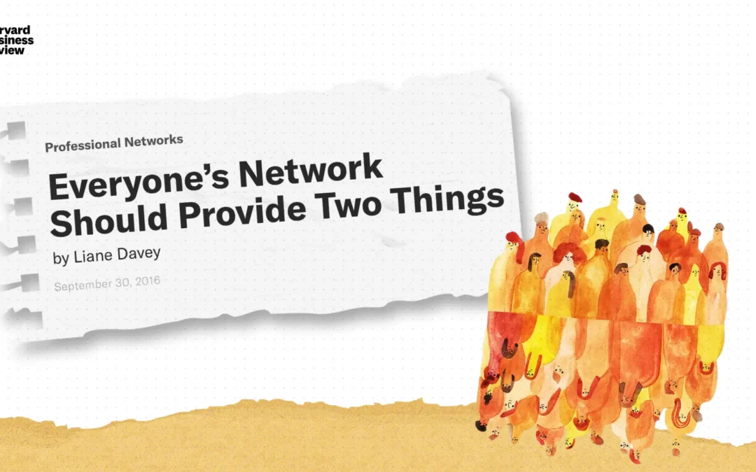 Everyone’s Network Should Provide Two Things