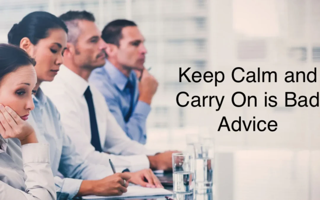 Why you shouldn't just plow through misery