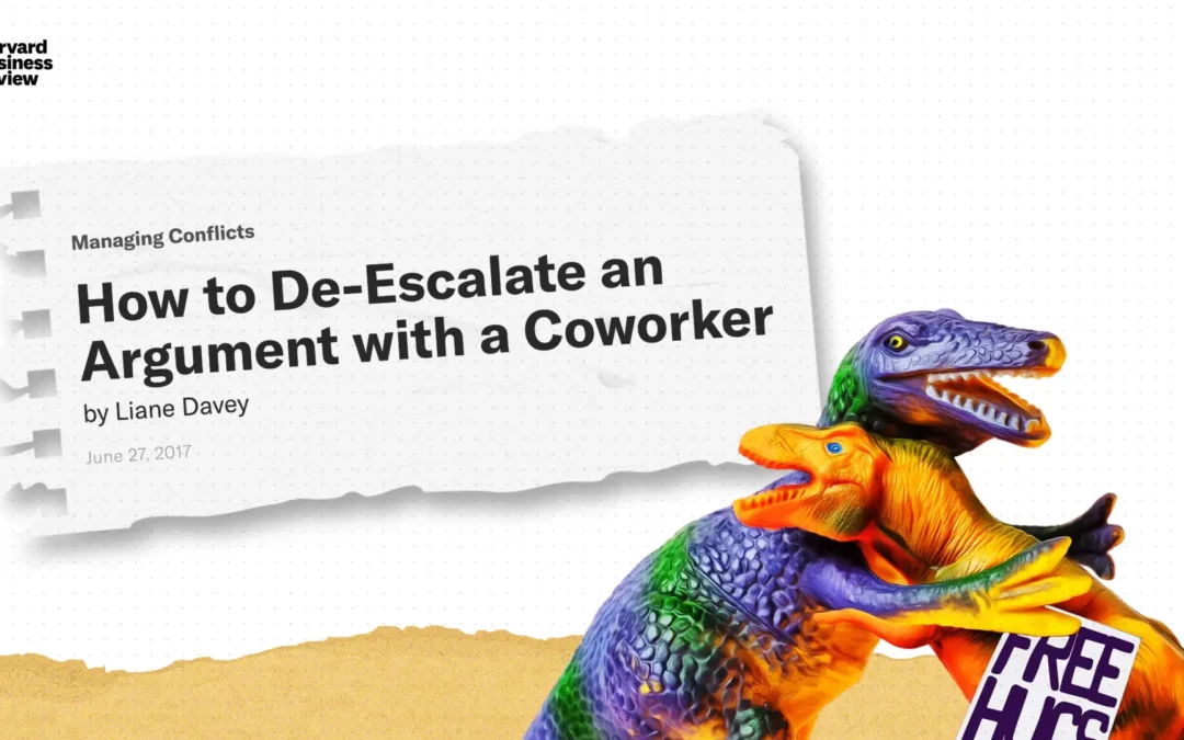 How to De-Escalate an Argument with a Coworker