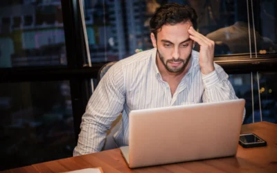 Manager working from home