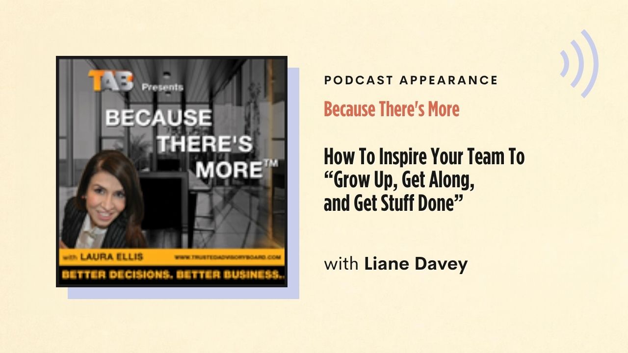 Podcast appearance: Because There's More – How to Inspire Your Team to